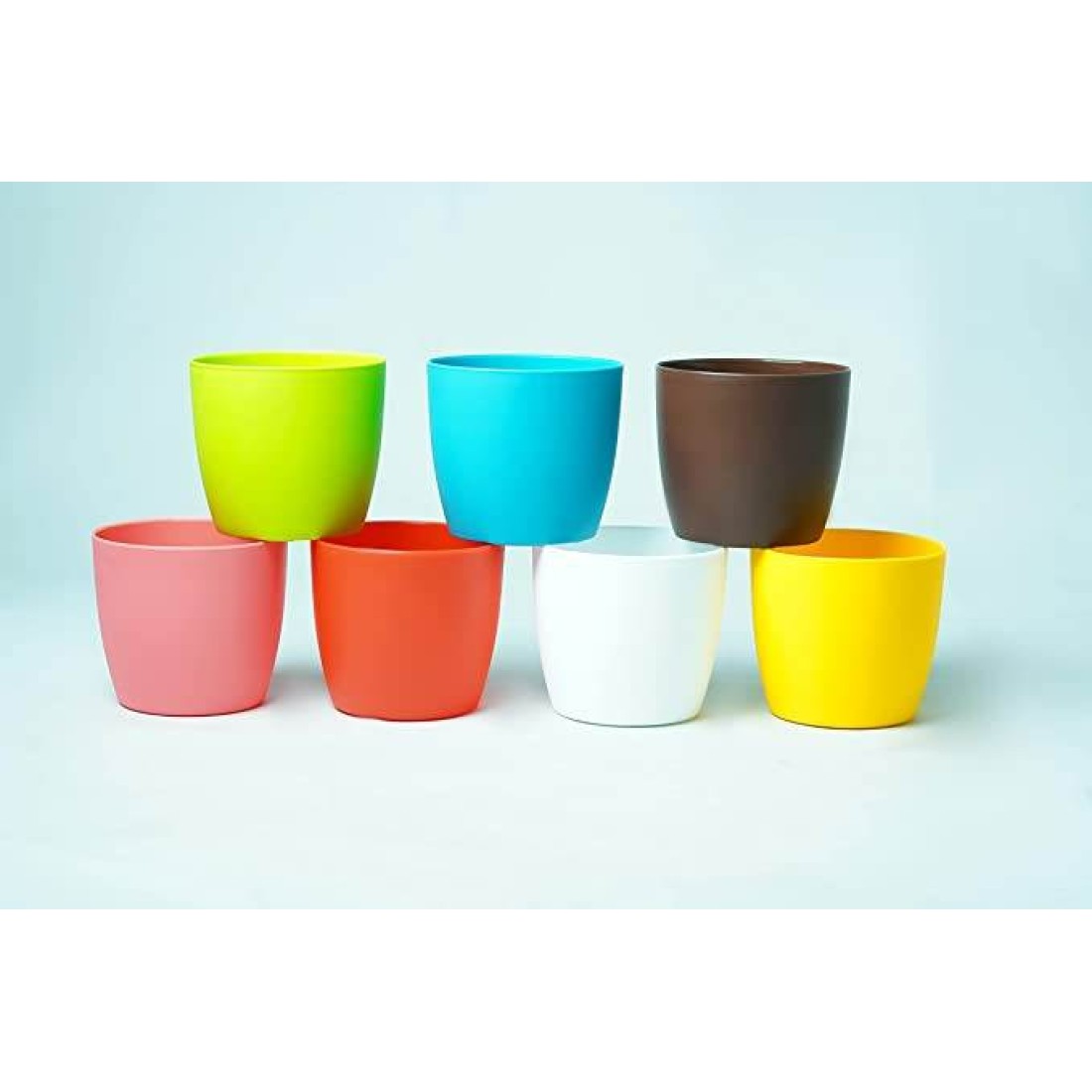 Round Plastic Flower Pots Size 4