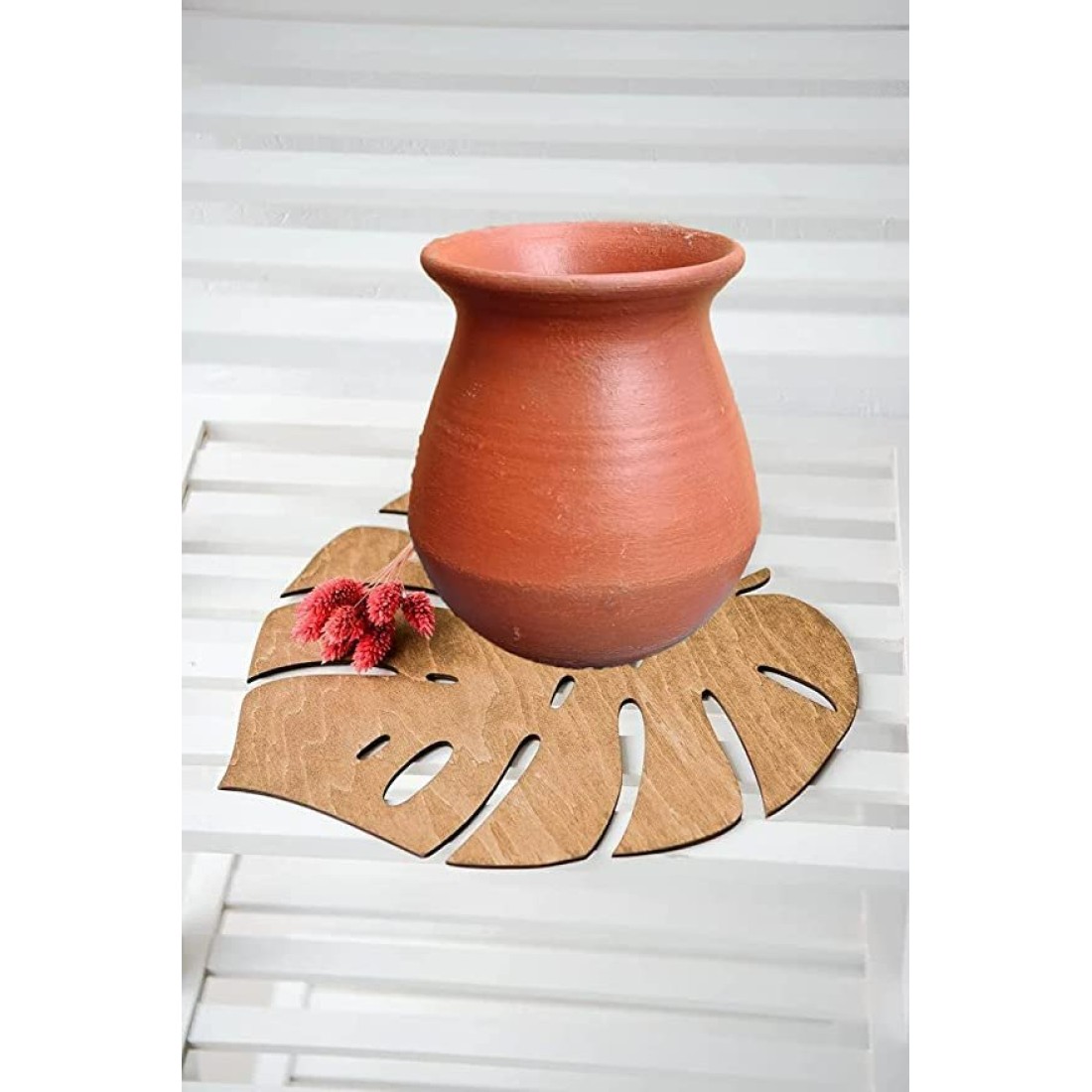 Terracotta/Clay Lota/Sombu/Kalash for Pooja and Water Storage and Drinking(Capacity 500ml) (Set-2) 1