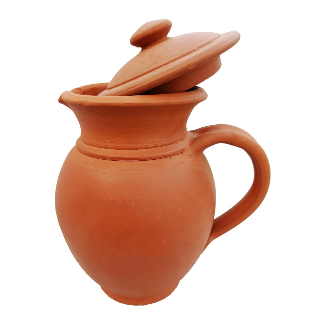 Tillage-Terracotta Clay Earthenware Unglazed Handmade Water Jug for Drinking & Storage (Capacity 1500ML)(Pack of 1) 2